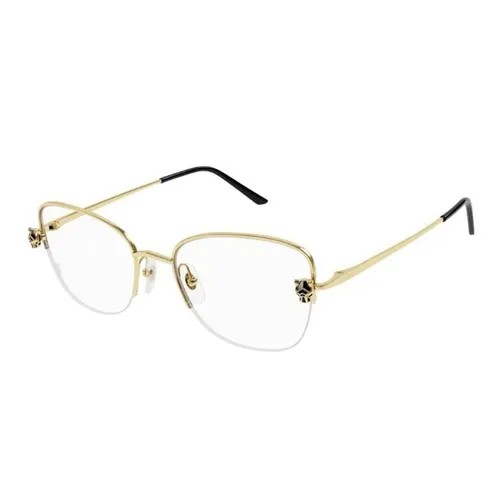 Gọng Kính Nữ Cartier CT0447O 001 Màu Vàng Gold - Kính mắt - Vua Hàng Hiệu