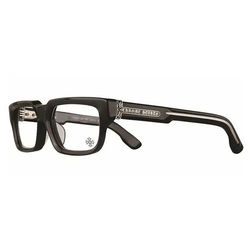 Chrome Hearts - Gọng Kính Unisex Chrome Hearts 2 Thick Black Eye Glasses Màu Đen - Vua Hàng Hiệu