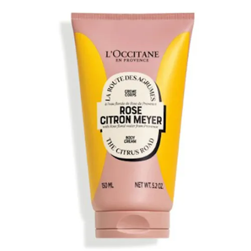Mỹ phẩm L'Occitane - Kem Dưỡng Thể Hương Hoa Hồng & Chanh L'Occitane Meyer Rose Citron Meyer Body Cream 150ml - Vua Hàng Hiệu