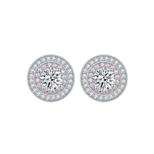 Trang sức - Khuyên Tai Nữ Kya Jewel Romantic Circle SE134 Màu Bạc - Vua Hàng Hiệu