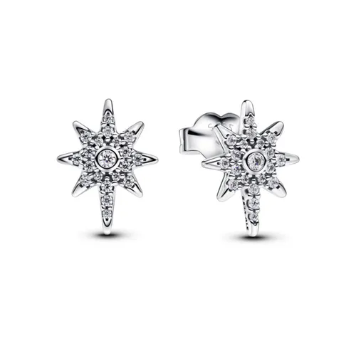 Trang sức - Khuyên Tai Nữ Pandora North Star Stud Earrings 293587C01 Màu Bạc - Vua Hàng Hiệu