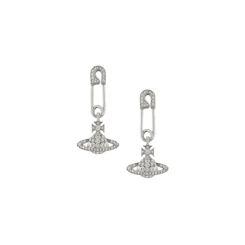 Khuyên Tai Nữ Vivienne Westwood Lucrece Earrings 8050889135920 Màu Bạc - Trang sức - Vua Hàng Hiệu