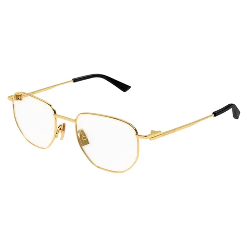Bottega Veneta - Kính Mắt Cận Bottega Veneta BV1301O 001 Eyeglasses Màu Vàng Gold - Vua Hàng Hiệu