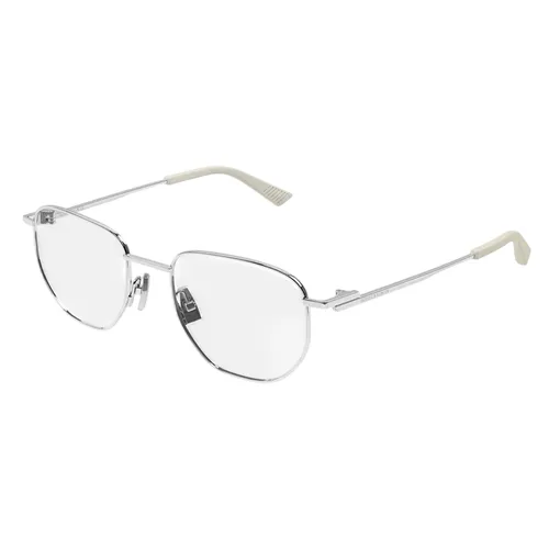 Bottega Veneta - Kính Mắt Cận Bottega Veneta BV1301O 002 Eyeglasses Màu Bạc - Vua Hàng Hiệu