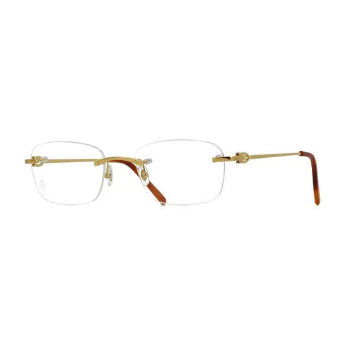 Kính Mắt Cận Cartier Eyeglasses Gold CT0050O 001 Màu Vàng Gold - Kính mắt - Vua Hàng Hiệu