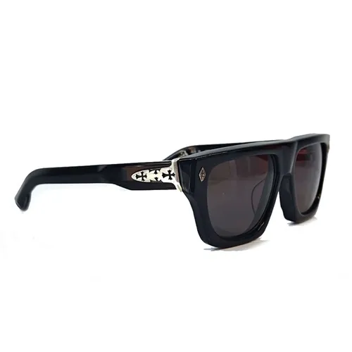 Kính Mát Nam Chrome Hearts Charismadick - Black Sunglasses Màu Đen