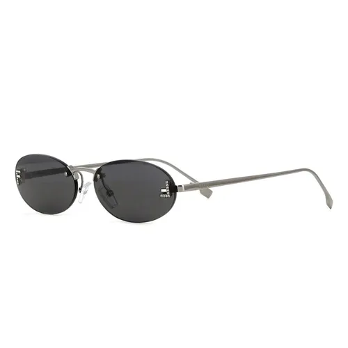 Fendi - Kính Mát Fendi Sunglasses FE4075US 12A Màu Xám Đen Size 54 - Vua Hàng Hiệu
