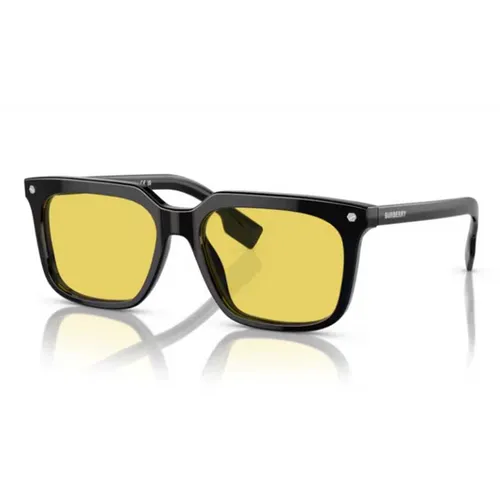 Kính Mát Nam Burberry Sunglasses 0BE4337F 30018556 Màu Đen - Vàng - Kính mắt - Vua Hàng Hiệu