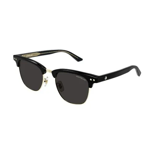 Montblanc - Kính Mát Nam Montblanc MB0382S 001 Màu Đen - Vua Hàng Hiệu