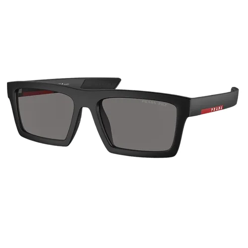 Kính Mát Nam Prada Men's Linea Rossa Sunglasses PS 02ZSU 1BO02G Màu Đỏ - Đen