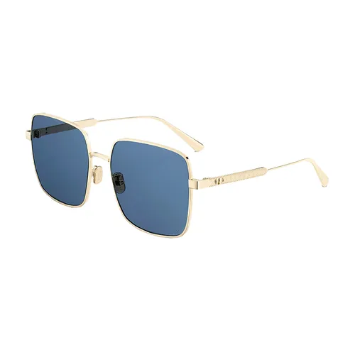 Kính mắt - Kính Mát Nữ Dior Cannage S1U Blue Sunglasses DCANS1UXR B0B0 Màu Xanh Vàng - Vua Hàng Hiệu