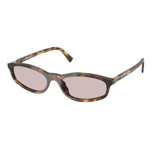 Miu Miu - Kính Mắt Nữ Miu Miu 0MU A06S 14L4I0 Sunglasses Màu Hồng Nâu - Vua Hàng Hiệu