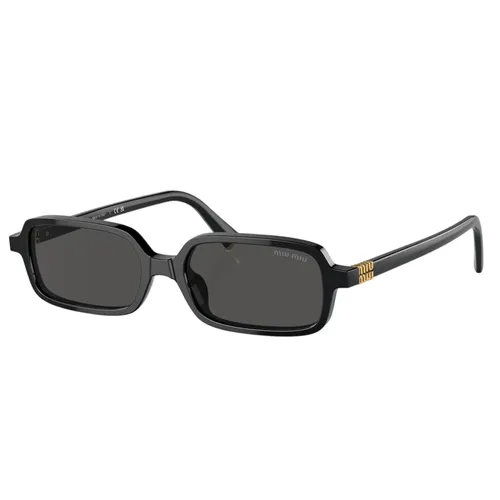Miu Miu - Kính Mát Nữ Miu Miu Regard Sunglasses SMU11Z_E16K_F05S0_C_051 Màu Xám Đen - Vua Hàng Hiệu