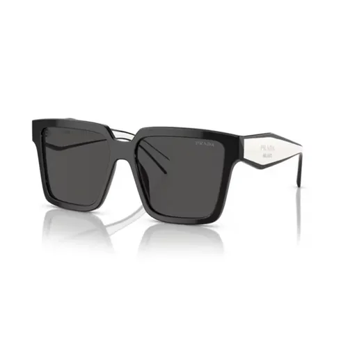 Prada - Kính Mát Nữ Prada 0PR24ZSF 1AB5S057 Màu Đen - Vua Hàng Hiệu
