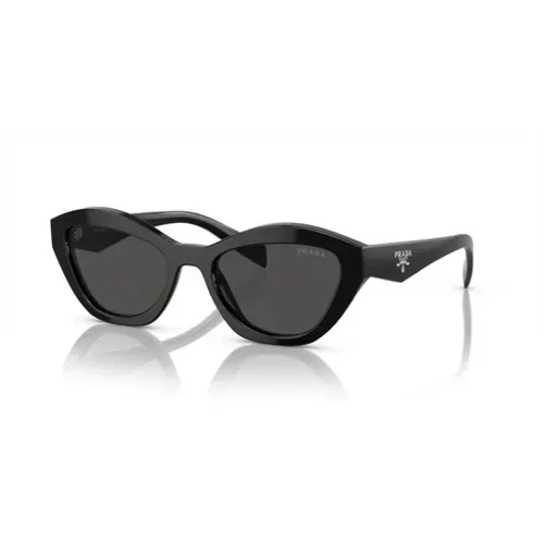 Prada - Kính Mát Nữ Prada 0PRA02SF 16K08Z55 Màu Đen - Vua Hàng Hiệu
