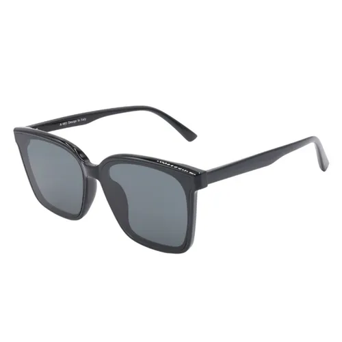 Kính mắt - Kính Mát Unisex Amo AMO82127 C1 Màu Đen Xám - Vua Hàng Hiệu