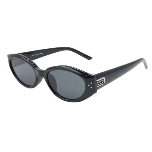 Kính mắt - Kính Mát Unisex AMO Sunglasses AMO82141 C1 Màu Đen - Vua Hàng Hiệu