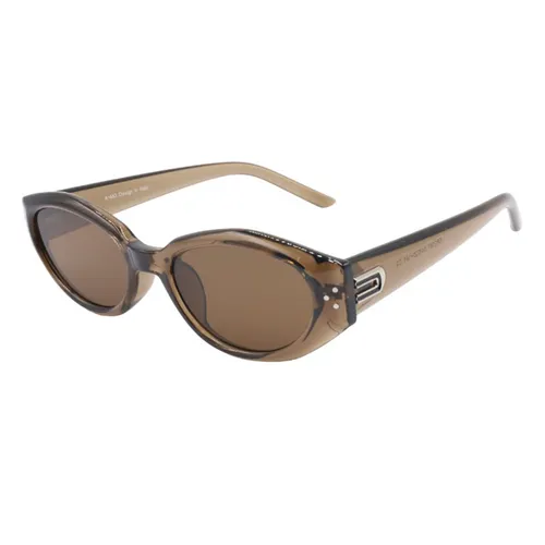 Kính mắt - Kính Mát Unisex AMO Sunglasses AMO82141 C3 Màu Nâu - Vua Hàng Hiệu
