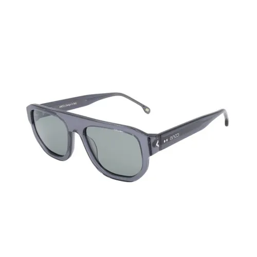Kính mắt - Kính Mát Unisex Ancci AT8734 C4 Màu Xanh/Xám - Vua Hàng Hiệu
