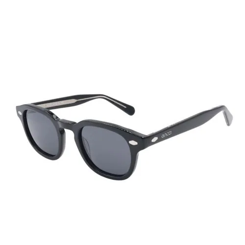 Kính mắt - Kính Mát Unisex Ancci AT8789 C1 Sunglasses Màu Đen Xám - Vua Hàng Hiệu