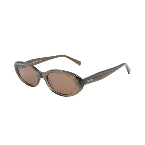 Kính mắt - Kính Mát Unisex Ancci AT8905 C3 Sunglasses Màu Nâu - Vua Hàng Hiệu