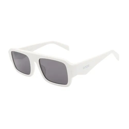 Kính mắt - Kính Mát Unisex Ancci AT8910 C3 Sunglasses Màu Trắng Xám - Vua Hàng Hiệu