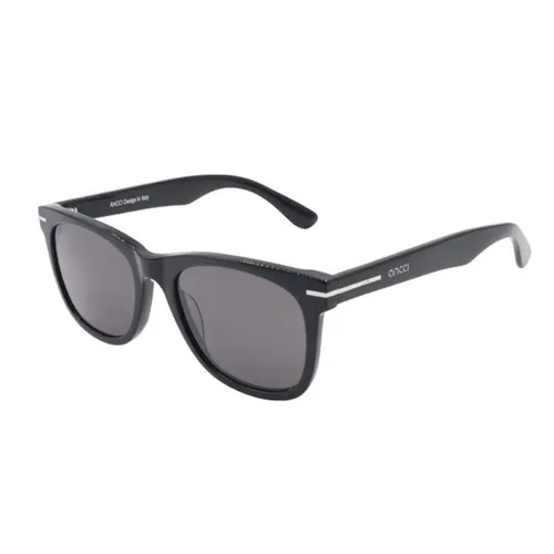 Kính mắt - Kính Mát Unisex Ancci AT8926 C1 Sunglasses Màu Đen Xám - Vua Hàng Hiệu