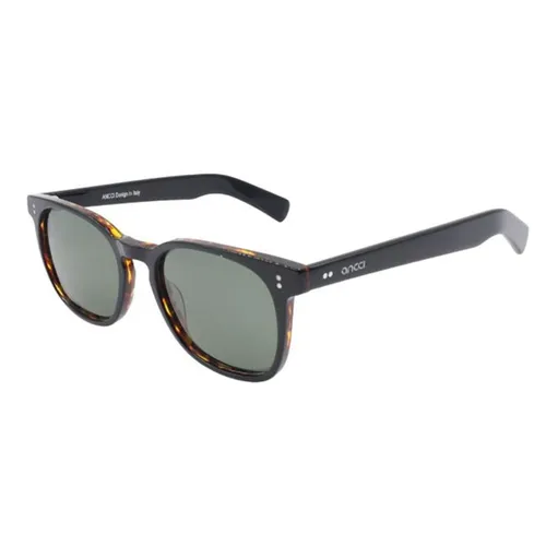Kính Mát Unisex Ancci Sunglasses AT8776 C3 Màu Đen Xanh - Kính mắt - Vua Hàng Hiệu