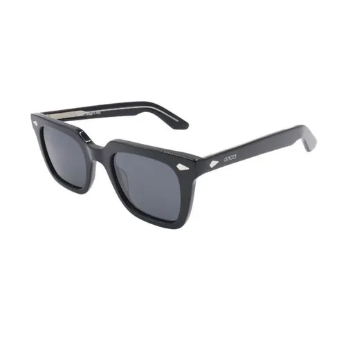 Kính mắt - Kính Mát Unisex Ancci Sunglasses AT8777 C1 Màu Đen - Vua Hàng Hiệu