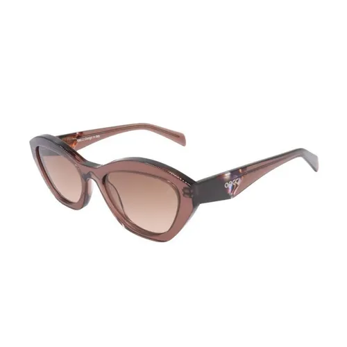Kính mắt - Kính Mát Unisex Ancci Sunglasses AT8802 C3 Màu Nâu - Vua Hàng Hiệu