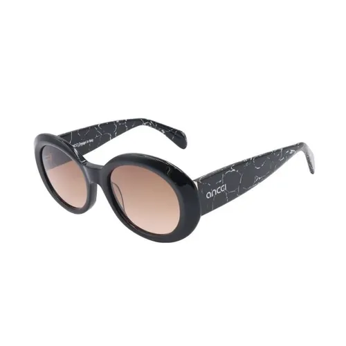 Kính mắt - Kính Mát Unisex Ancci Sunglasses AT8917 C2 Màu Đen Họa Tiết Vân Đá - Vua Hàng Hiệu