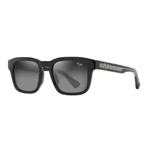 Maui Jim - Kính Mát Unisex Maui Jim Sunglasses 643 14GS Màu Xám/Đen - Vua Hàng Hiệu