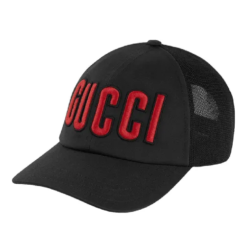 Mũ Gucci Baseball Hat With Gucci Patch 701324 4HAOY 1060 Màu Đen Size S