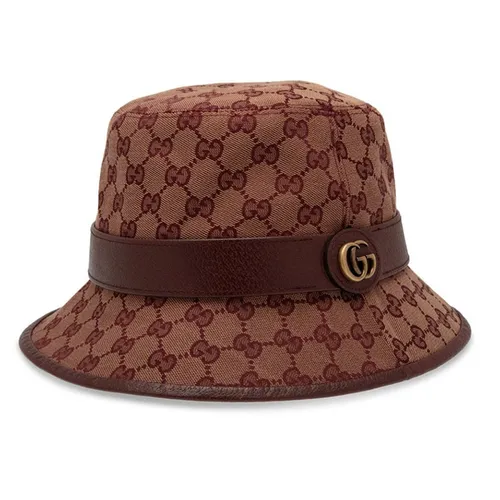 Mũ nón Mũ tròn - Mũ Gucci GG Fedora Brown Fabricmen Other Accessories Màu Nâu Size S - Vua Hàng Hiệu