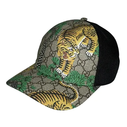 Mũ nón Nam Mũ lưỡi trai - Mũ Nam Gucci GG Bengal Cap Phối Màu Size L - Vua Hàng Hiệu
