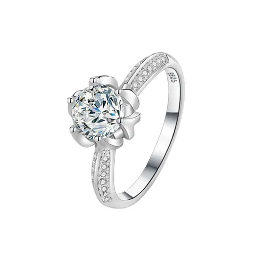 Trang sức - Nhẫn Nữ Kya Jewel Unfolding Petal KR1 Màu Bạc - Vua Hàng Hiệu