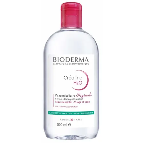 Mỹ phẩm - Nước Tẩy Trang Bioderma Crealine H2O Miceller Water 500ml - Vua Hàng Hiệu