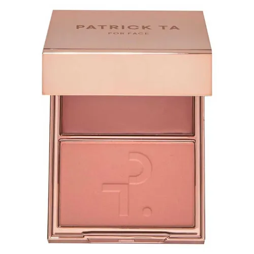 Phấn Má Hồng Patrick Ta Major Headlines Double Take Crème & Powder Blush Duo Tone Not Too Much Màu Hồng Nâu