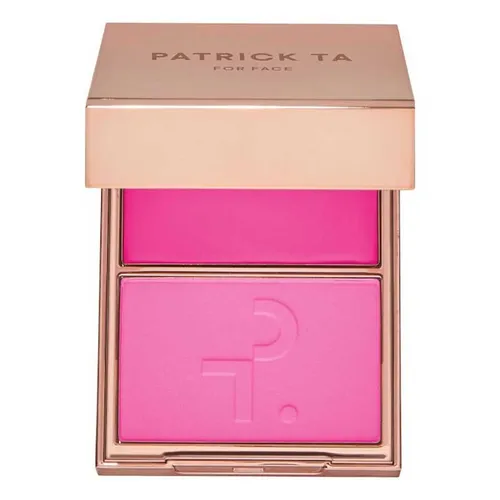 Phấn Má Hồng Patrick Ta Major Headlines Double Take Crème & Powder Blush Duo Tone She's Giving Màu Hồng Lạnh - Trang điểm - Vua Hàng Hiệu