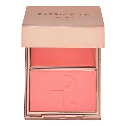 Phấn Má Hồng Patrick Ta Major Headlines Double Take Crème & Powder Blush Duo Tone She's the Moment Màu Cam Đào - Trang điểm - Vua Hàng Hiệu