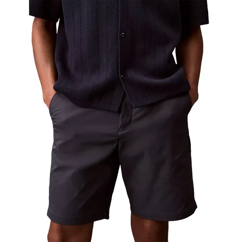 Quần Short Nam Calvin Klein CK 9 Inch Stretch Tech Short Asphalt 40QM613 023 Màu Xám Chì Size 32 - Thời trang - Vua Hàng Hiệu