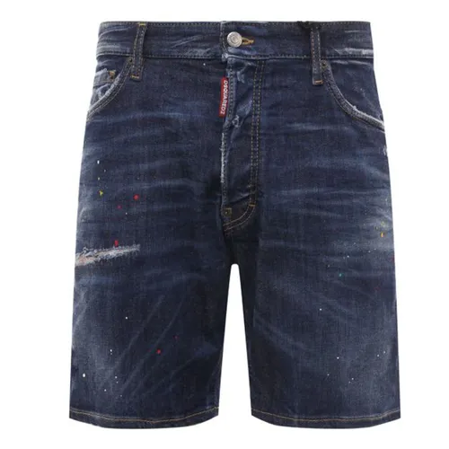 DSquared2 - Quần Short Nam Dsquared2 Denim Dark Blue Màu Xanh Đậm Size 46 - Vua Hàng Hiệu
