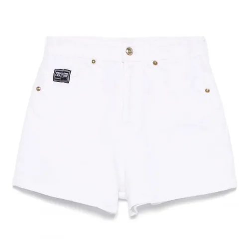 Thời trang Nữ Trắng - Quần Short Nữ Versace Jeans Couture Shorts 78HAD514 CEWR1 003 Màu Trắng Size 27 - Vua Hàng Hiệu