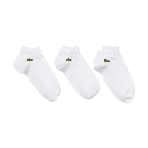Thời trang Tất - Set 3 Tất Nam Lacoste Low Cut Socks RA4183-10-Z92 Màu Trắng - Vua Hàng Hiệu