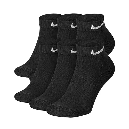Nike - Set 6 Đôi Tất Nike Everyday Cushioned Low-Cut SX7672-010 Màu Đen Size 25-27cm - Vua Hàng Hiệu