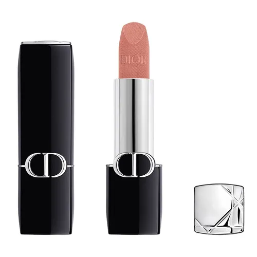 Dior - Son Dior Rouge Couture Colour Lipstick Floral Velvet 221 Frou-Frou Màu Hồng Đất Nude - Vua Hàng Hiệu