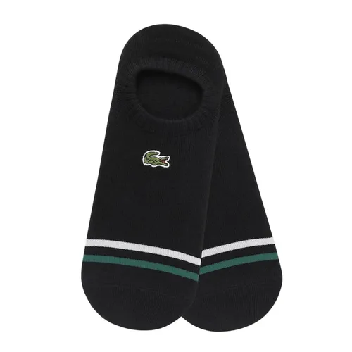 Thời trang Tất - Tất Nam Lacoste Men's Color Block Socks RA677E 031 Màu Đen - Vua Hàng Hiệu