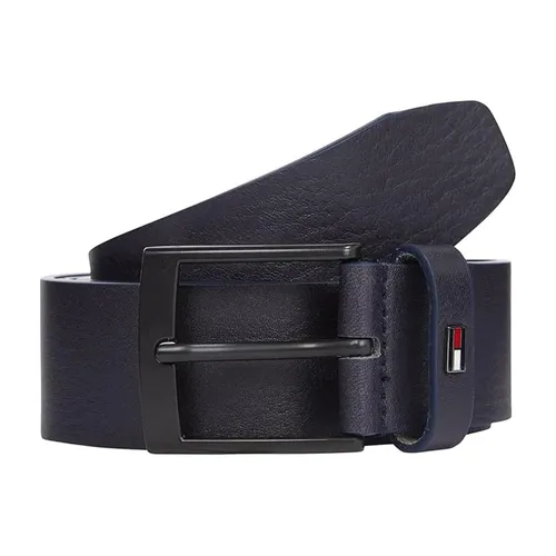 Thắt lưng Tommy Hilfiger - Thắt Lưng Nam Tommy Hilfiger Belt AM0AM13014-DW6 Màu Xanh Than Size 95 - Vua Hàng Hiệu