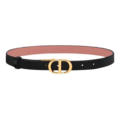 Thắt lưng - Thắt Lưng Nữ Dior 30 Montaigne Reversible Đen B0179UWGA-M118 Màu Đen - Hồng Size 75 - Vua Hàng Hiệu