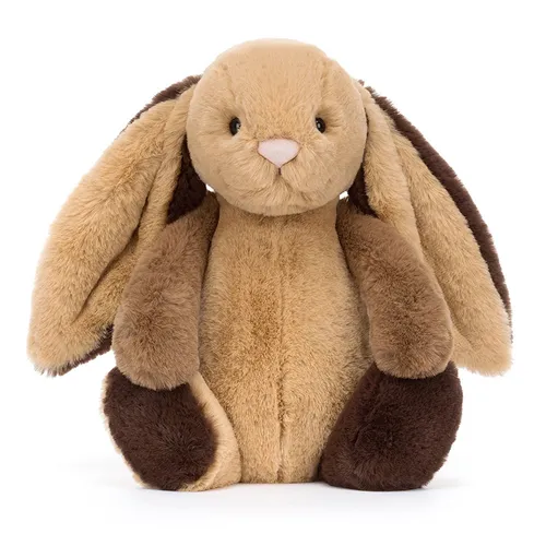 Đồ chơi mô hình - Thỏ Bông Jellycat Soft Toy Bashful Patchwork Brown Bunny BAS3PWB Màu Nâu - Vua Hàng Hiệu